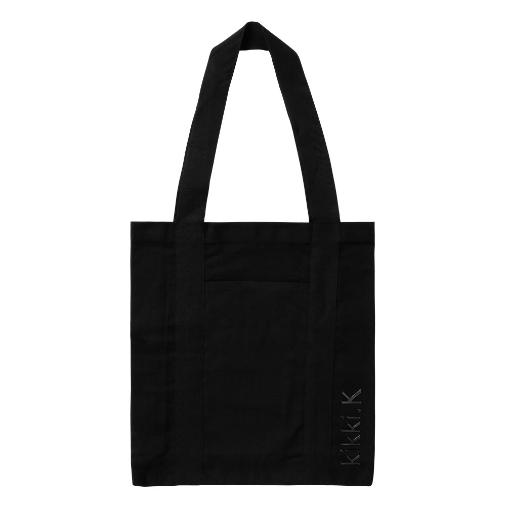 Bharat Black Canvas Tote Bag for Women/Girls For Daily Use-Without Zip